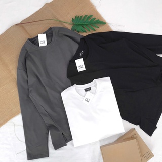 Áo Longsleeves xẻ tà oversize