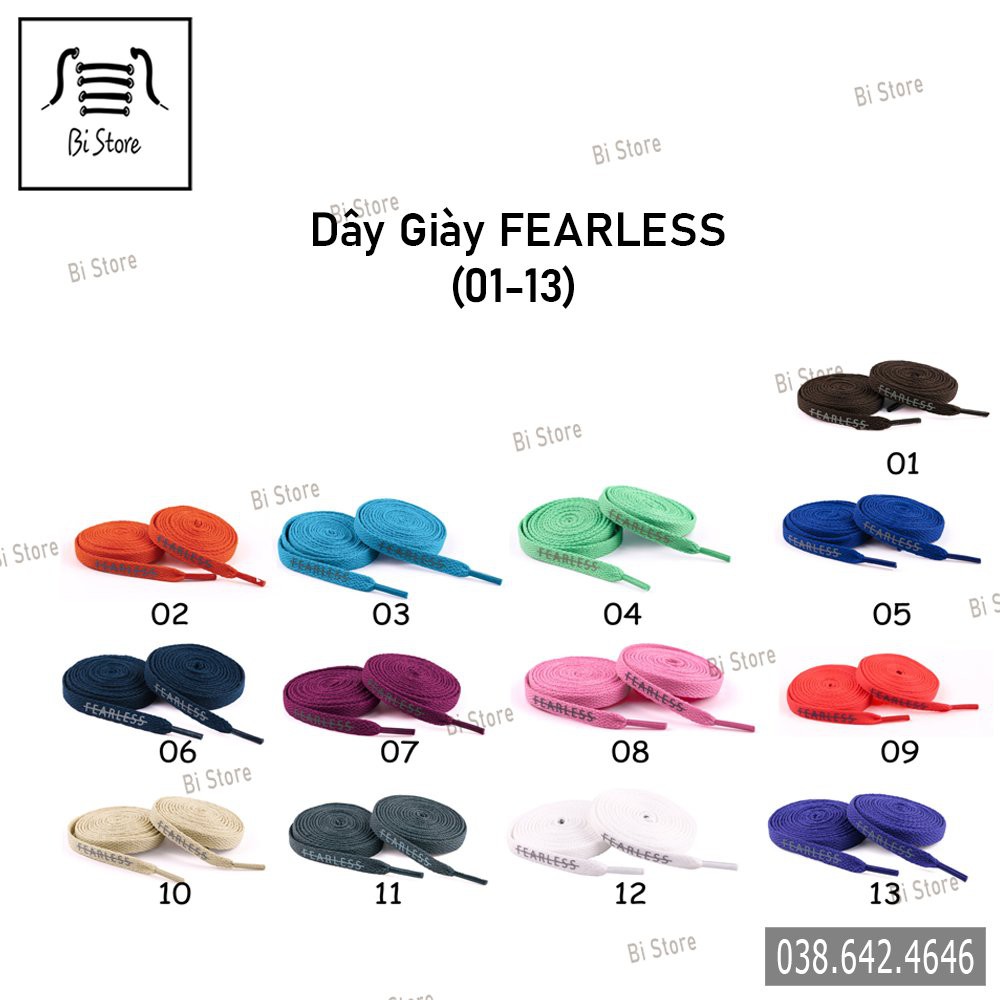 Dây giày Nike có chữ FEARLESS phản quang ở đuôi (14 - 25)