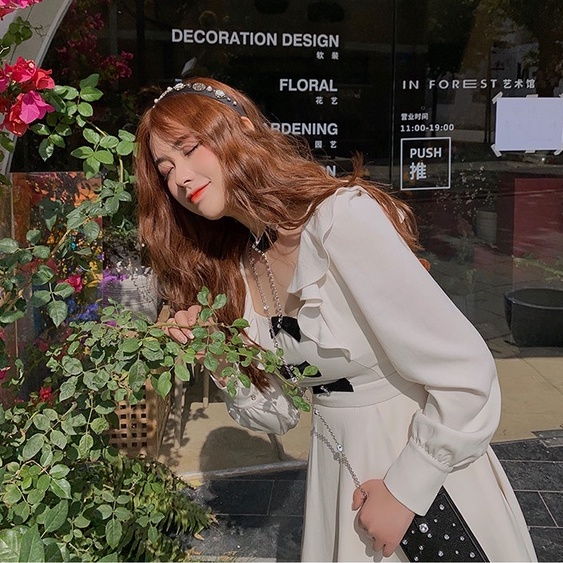 Đầm nữ kiểu sơ mi dáng xòe Emilyshop