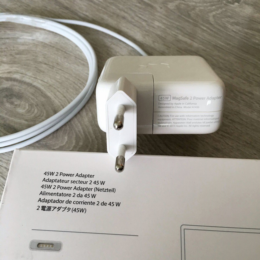 Adapter Nguồn Sạc Cho Apple Macbook Air 45W Đầu Magsafe 2 Chữ T - Grab, NowShip Tp.HCM