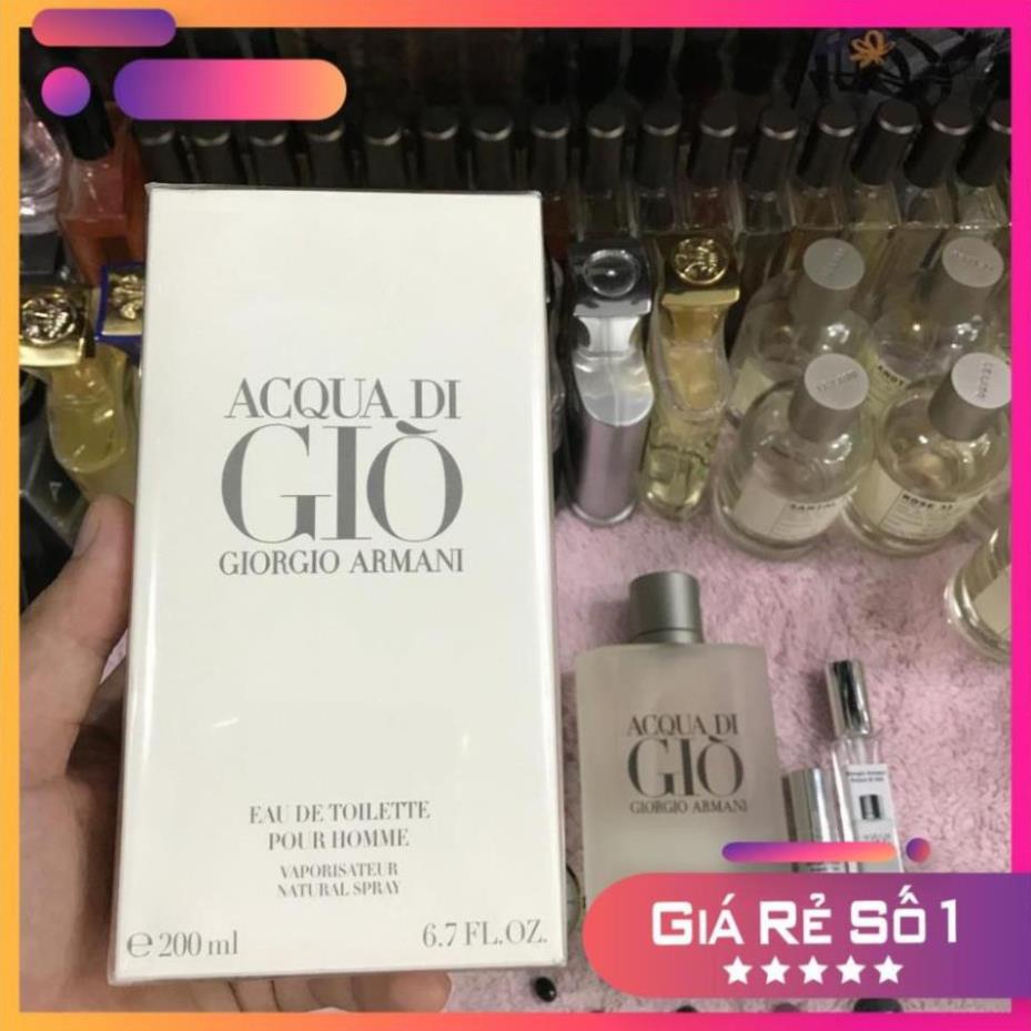 30[CHÍNH HÃNG] - Nước Hoa Nam Acqua Di Giò-Lưu hương 4-7H /Phong cách: Men, Cuốn Hút, Tươi Mát | Thế Giới Skin Care