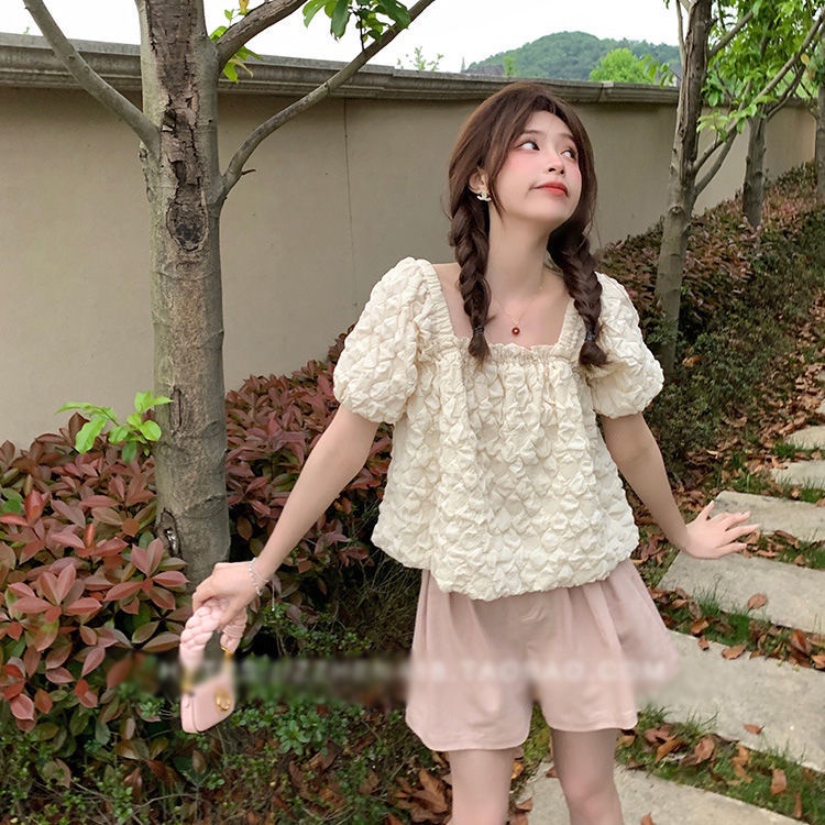 Áo Sơ Mi chiffon Tay Phồng Phong Cách Phương Tây Thời Trang Mùa Hè 2022 Mới Cho Nữ