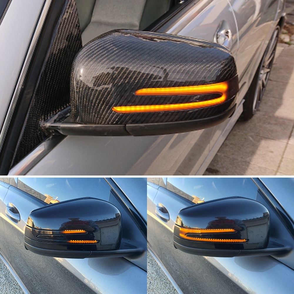 Phù Hợp Đèn LED Xi Nhan Gắn Gương Chiếu Hậu Cho Xe Hơi Mercedes-Benz AB S C E GLA GLK W176 W246 W204