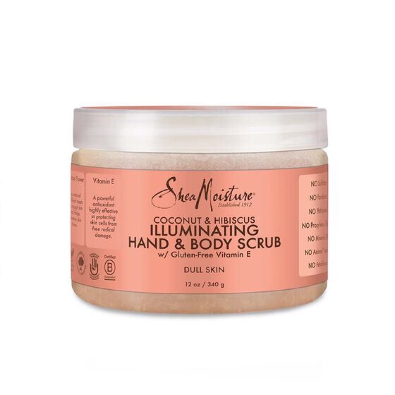 BILL US - Tẩy tế bào chết Sheamoisture Illuminating Hand and Body Scrub  340g