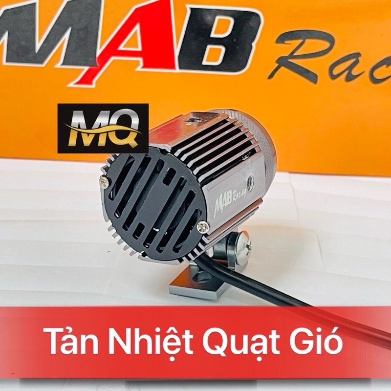 Đèn Trợ Sáng Mini 2 Mầu Cos Vàng pha Trắng VỎ NHÔM CNC Chất Lượng Cao Trợ Sáng Bi Cầu Mini
