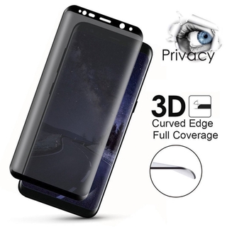 Kính cường lực 3D chống nhìn trộm cho Samsung Galaxy S20 Fe Ultra S8 S9 S10 Note 8 9 10 Plus Lite S10e