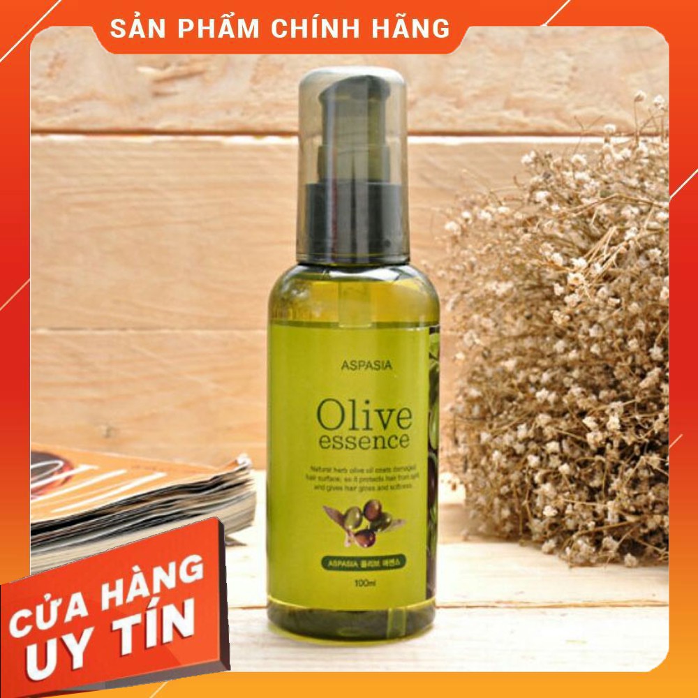 [CHÍNH HÃNG - GIÁ SỈ] Tinh chất dầu Olive dưỡng tóc 100ml Aspasia - Korea