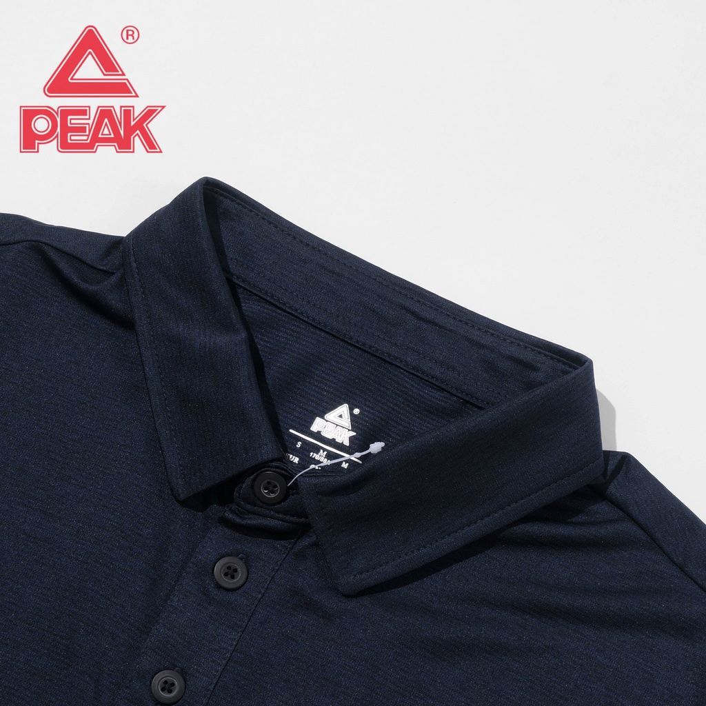 Áo Thun Polo Nam Thể Thao Có Cổ Chính Hãng Cao Cấp PEAK FR6222021