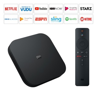 Tivi Box Xiaomi Mibox S 4K 2018 Bản Quốc Tế Tiếng Việt Tìm Kiếm Giọng Nói - Chính Hãng - Hoàng Yến Computer