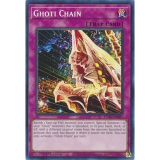 Thẻ bài yugioh ghoti chain - pote-en091 - common 1st edition