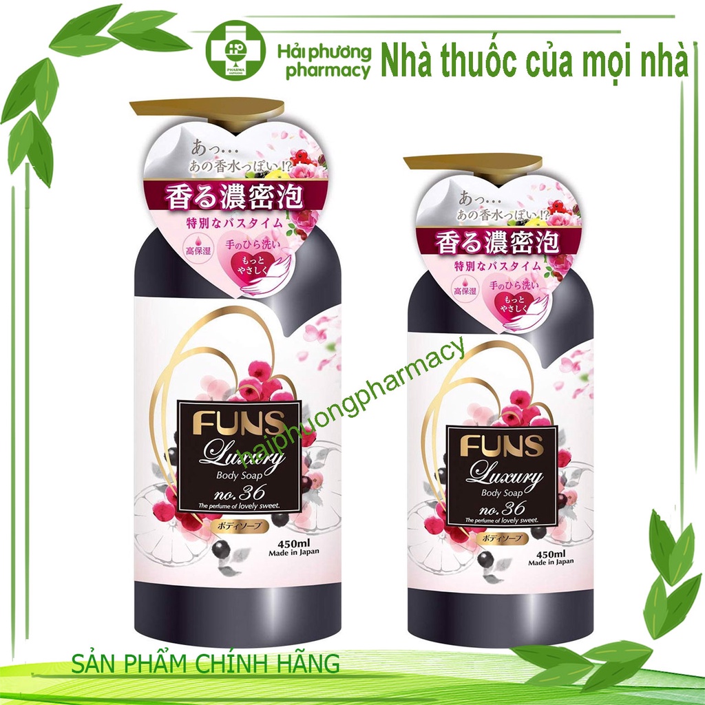 Sữa Tắm Làm Sáng Da Hương Hoa Quả Funs-Saki