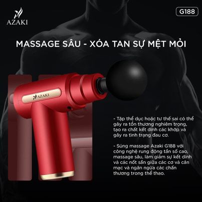 Máy Massage Cầm Tay Thông Minh Azaki G188