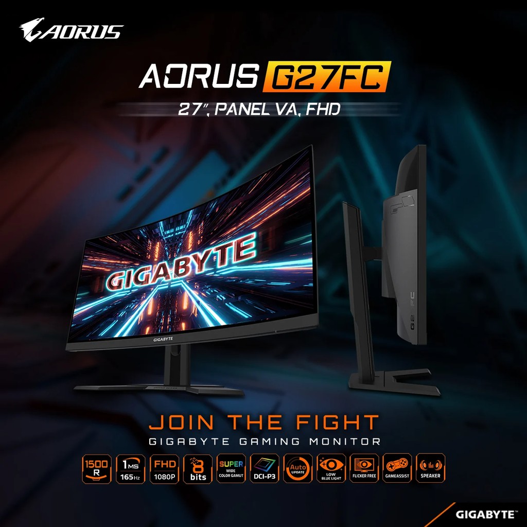 Màn Hình Gigabyte G27FC 165hz/1ms Giá Rẻ | BigBuy360 - bigbuy360.vn
