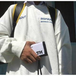 ÁO SWEATER MISSOUT UNISEX (ĐEN, TRẮNG)