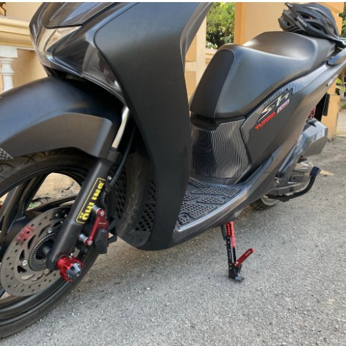 Chống đổ trước bông vụ 6 cạnh cho xe máy màu đen thanh khang 006001521