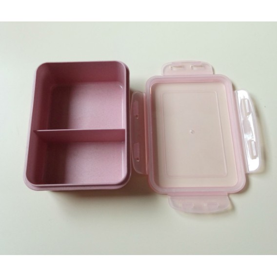 Hộp cơm lúa mạch 2 ngăn HC4 Lunch Box hộp thức ăn cute dễ thương pastel 800ml