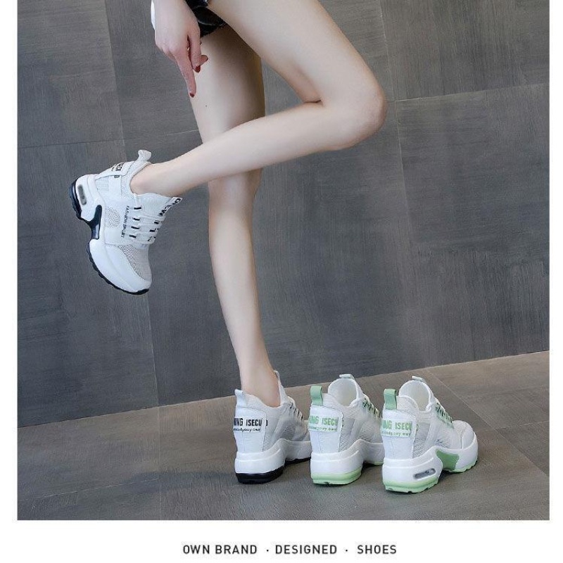 Giày Thể Thao Đế Dày Phối Lưới Thoáng Khí Phong Cách Mùa Hè 2022 Mới Cho Nữ