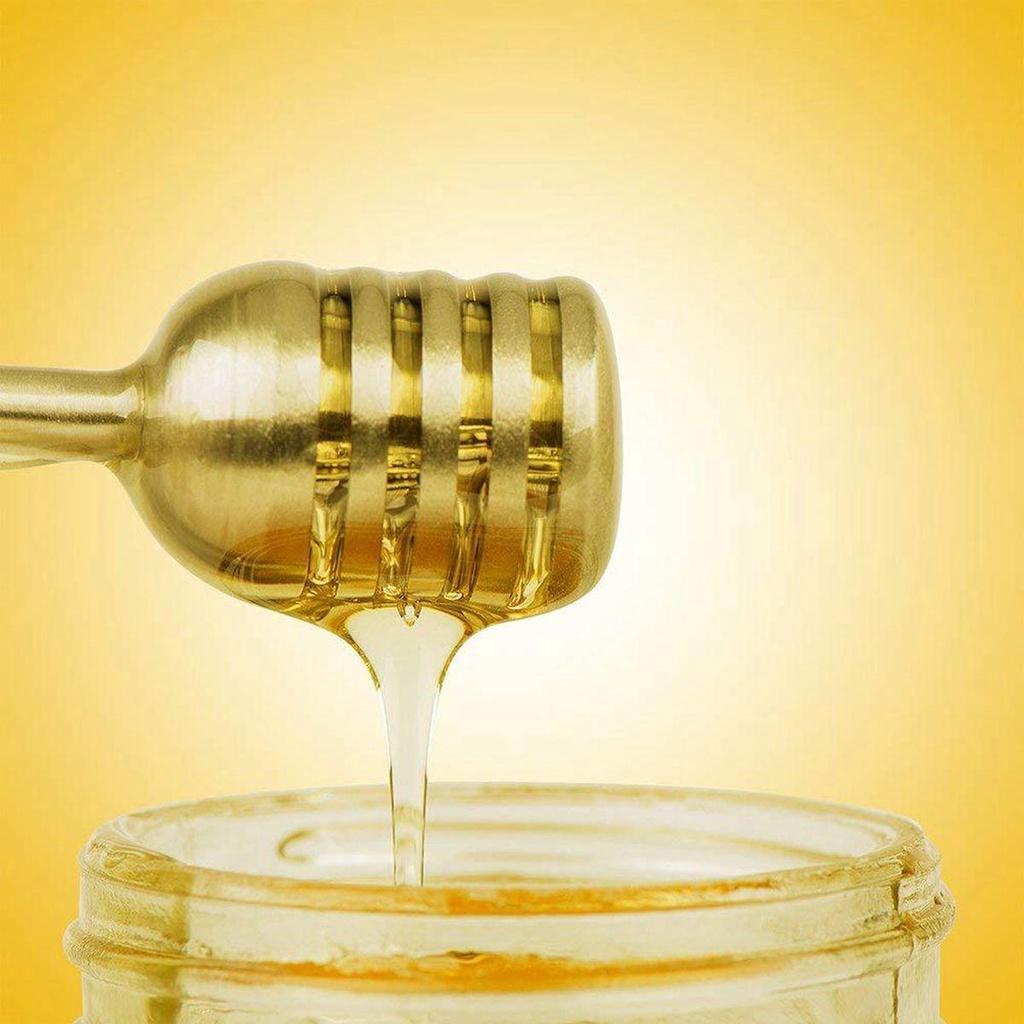 Muỗng Múc Mật Ong Bằng Thép Không Gỉ Thiết Kế Cán Dài Tiện Dụng