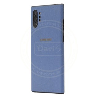 Miếng dán da Galaxy Note 10 plus - Da thật nhập khẩu cao cấp - Davis