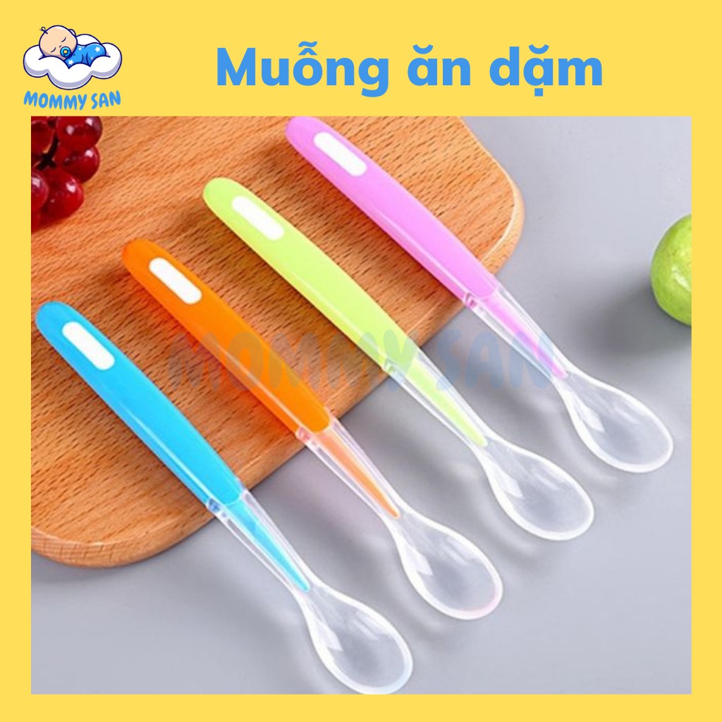 Muỗng ăn dặm cho bé silicon Mommy San