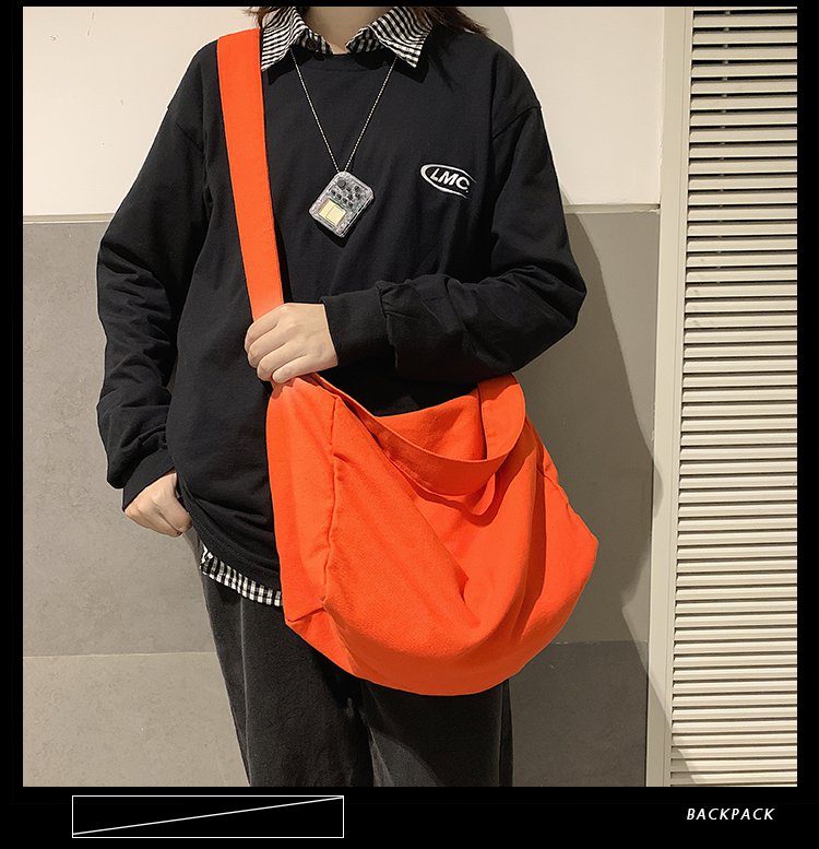 Túi Xách Canvas Ngăn Rộng Phong Cách Hàn Quốc Cho Nam