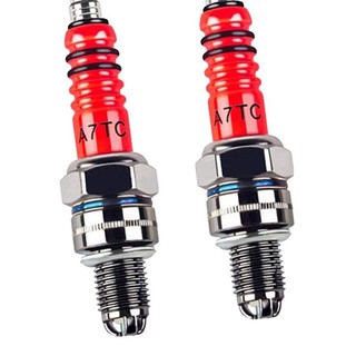 Set 2 bugi đánh lửa A7TC cho xe máy 50cc 110cc 125cc 150cc