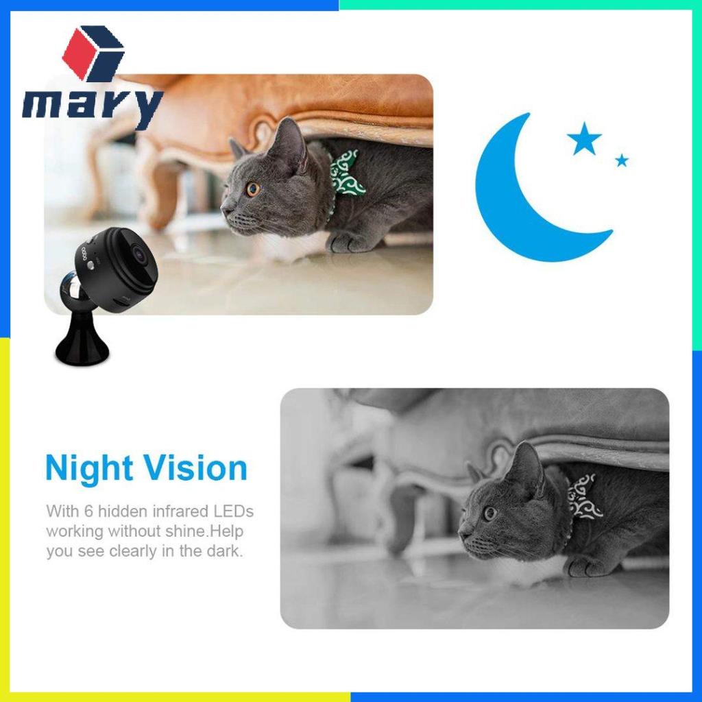 【MA-3C】Camera Không Dây A9 720P IP WiFi Với Điều Khiển Từ Xa | BigBuy360 - bigbuy360.vn