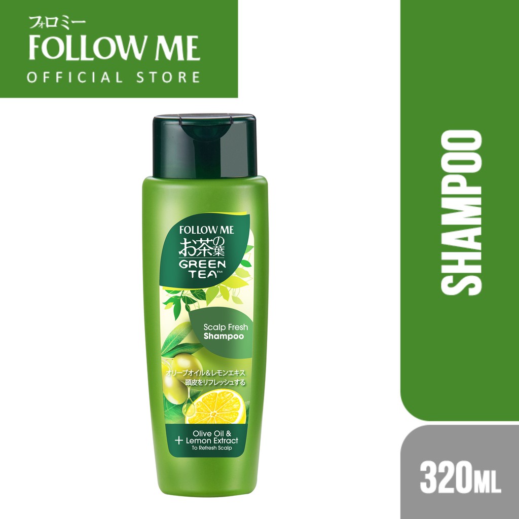 Dầu Gội Đầu Follow Me Trà Xanh Thế Hệ Mới Scalp Fresh (Chăm sóc da đầu) 320ml