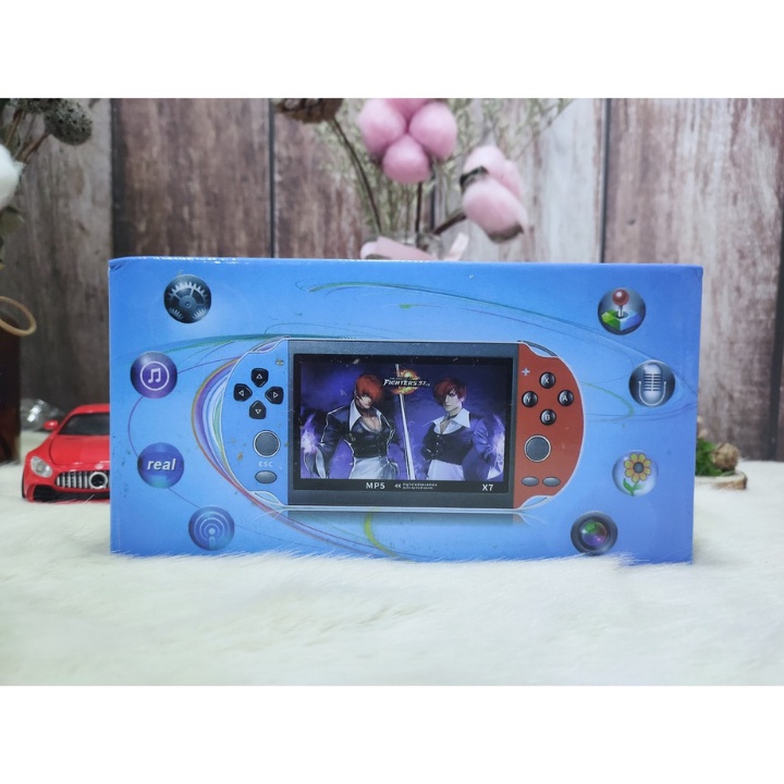 Máy chơi game cầm tay X7 màn hình 4.3 inch 8gb 900 trò - Kèm thẻ nhớ - Dung lượng pin trâu - Bảo hành 12 tháng