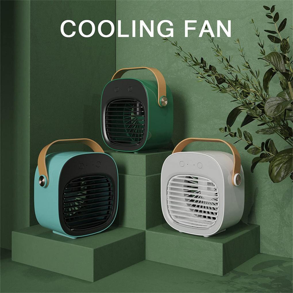 Quạt Điều Hòa Mini Để Bàn Tiếng Ồn Thấp Tiện Dụng Mang Theo Cắm Trại