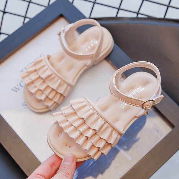 sandal bé gái size 23-34 da mềm siêu điệu đà