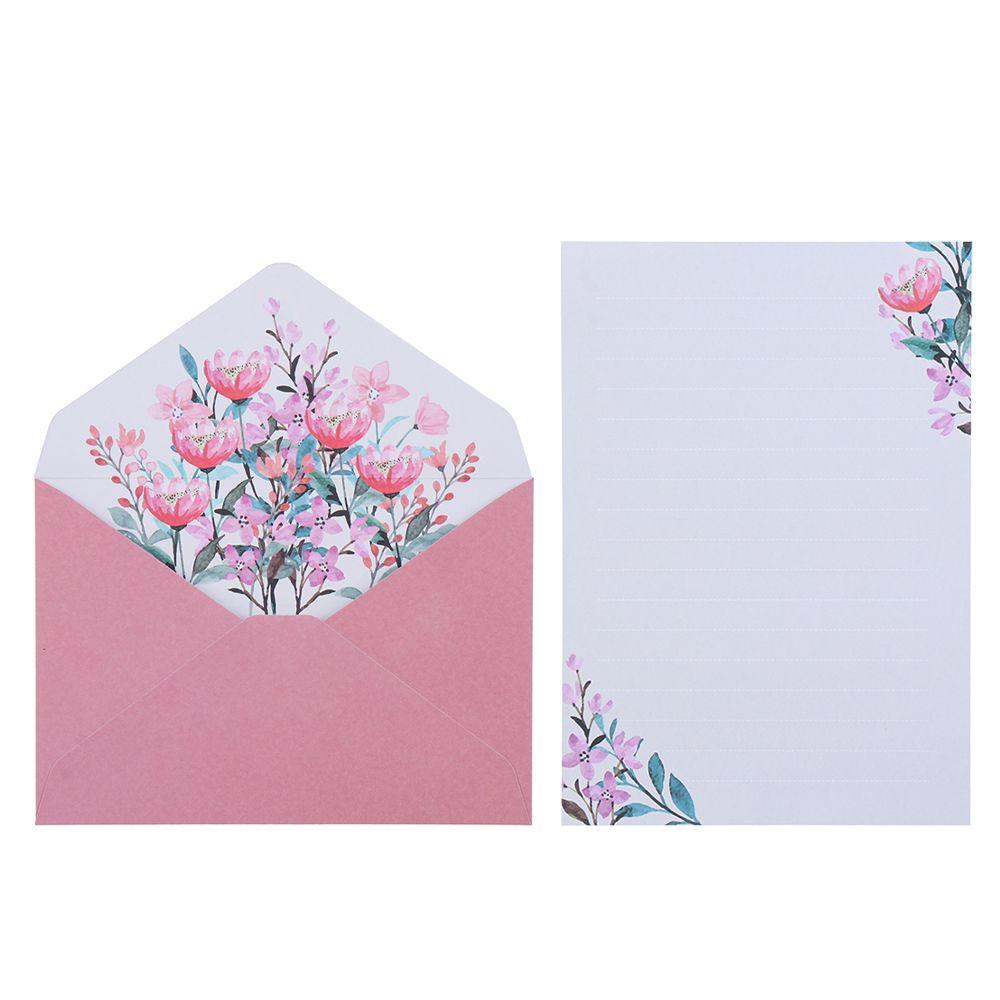 UUMIR Set 6 Tấm Thiệp Mời Họa Tiết Hoa Xinh Xắn