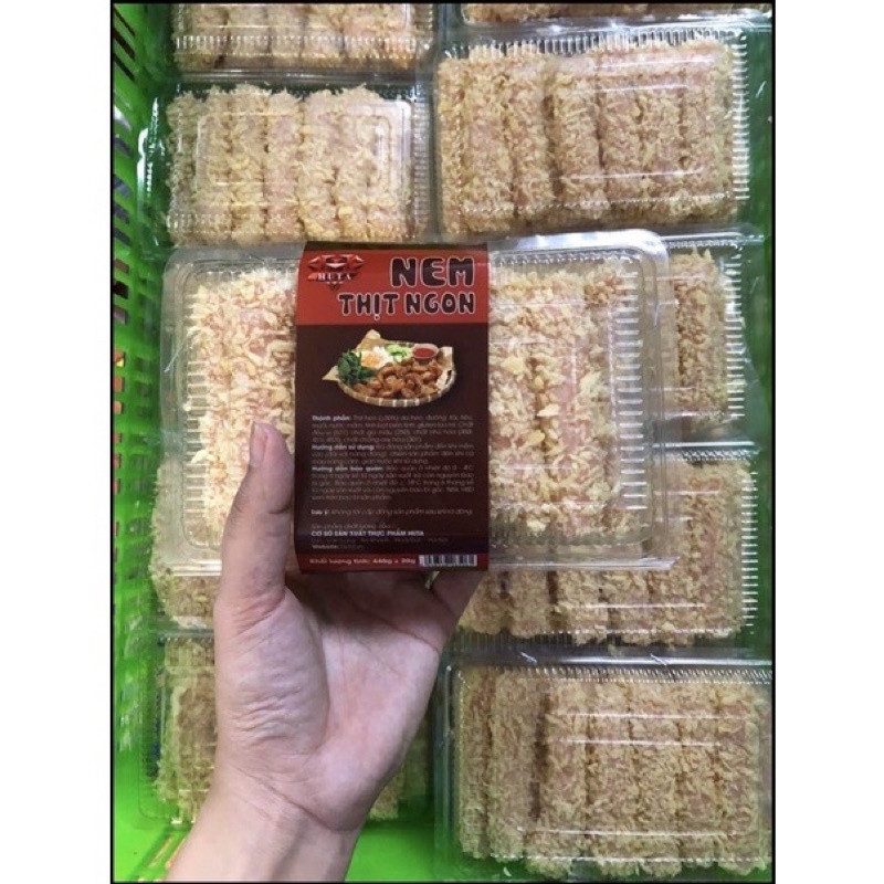 Nem chua rán hà nội hôp 20c💥LOẠI 1 NGON💥 nem thịt ngon huta hôp 20c đảm bảo vsattp