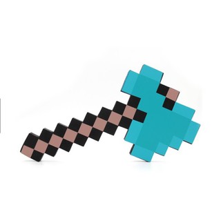Kiếm cúp rìu xẻng sung đồ chơi trong game Minecraft