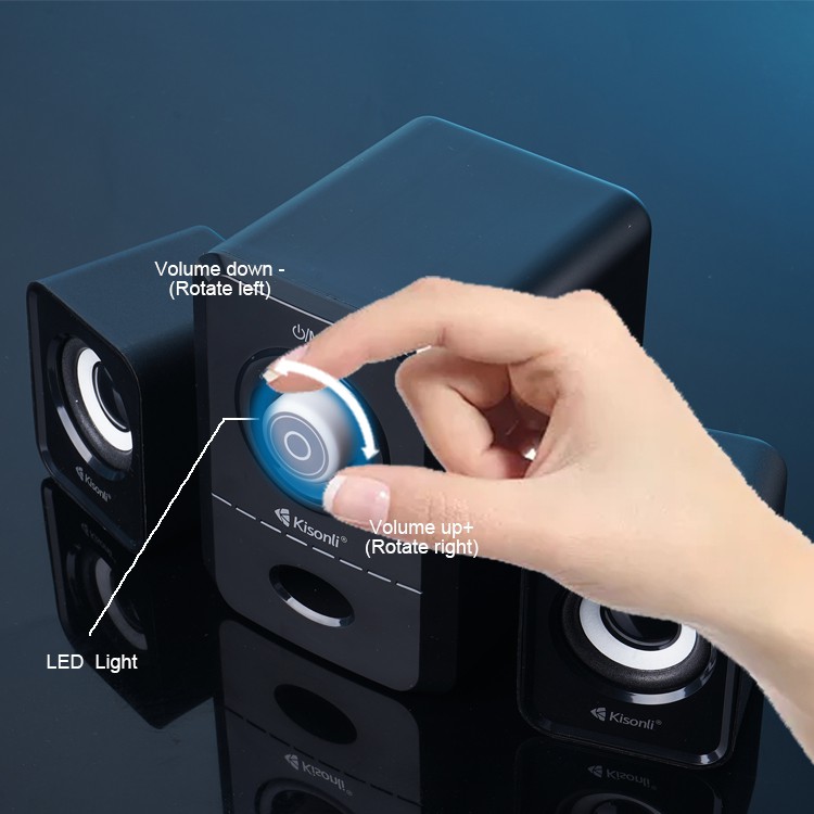 Loa máy vi tính để bàn mini bluetooth T 303 nghe nhạc công suất lớn giá rẻ kết nối không dây và có dây