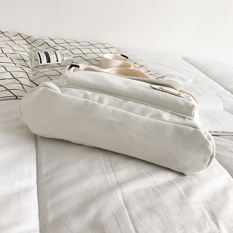 Túi Đeo Vai Sức Chứa Lớn Bằng Vải Bạt Di Động Mới Cho Nữ