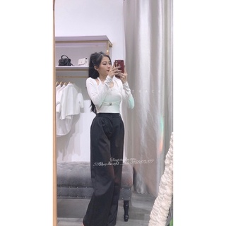 (HÀNG QUẢNG CHÂU L1) ÁO LEN PHỐI ĐAI CÁ TÍNH