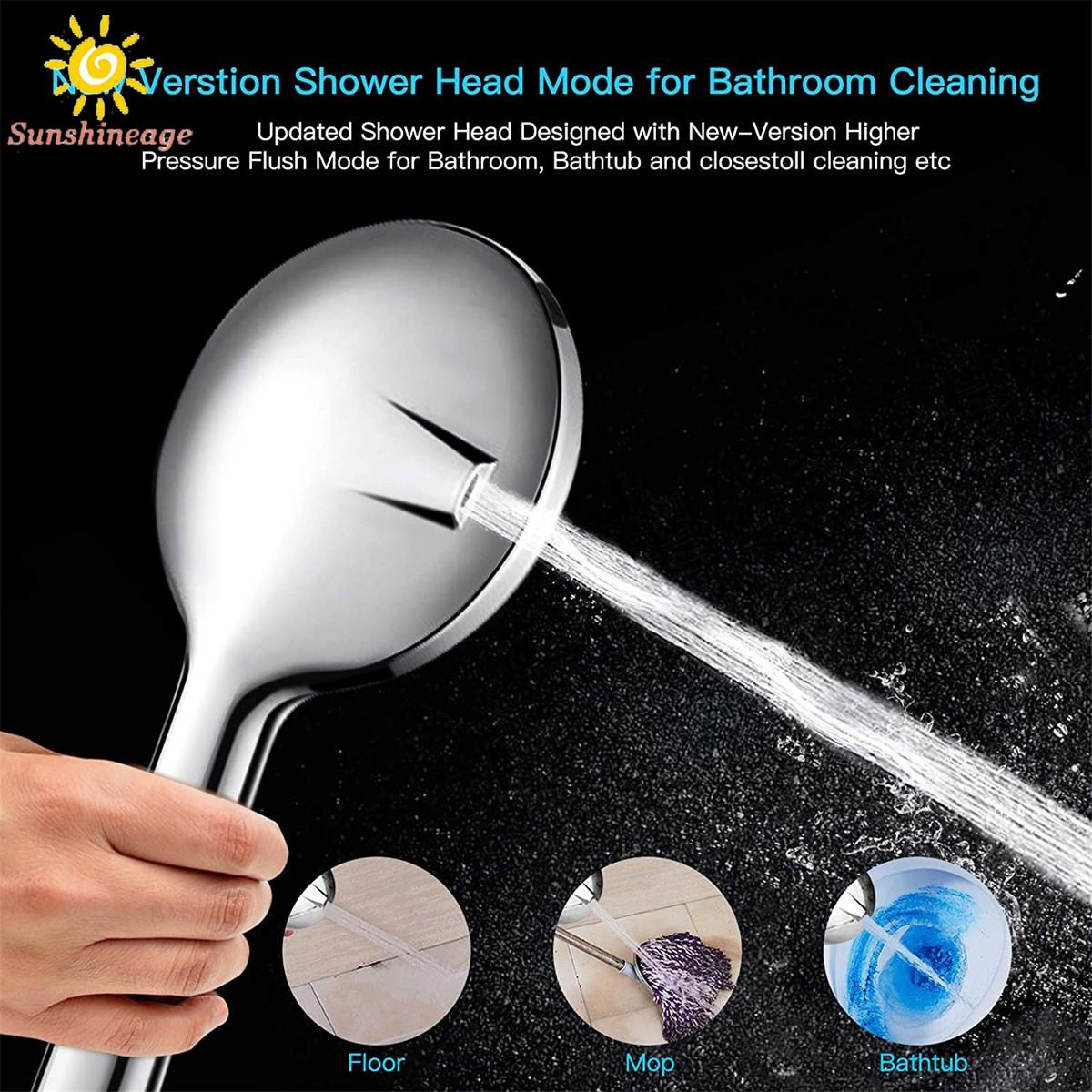 Đầu Vòi Sen 6 Chế Độ Điều Chỉnh Được Bằng Nhựa Abs