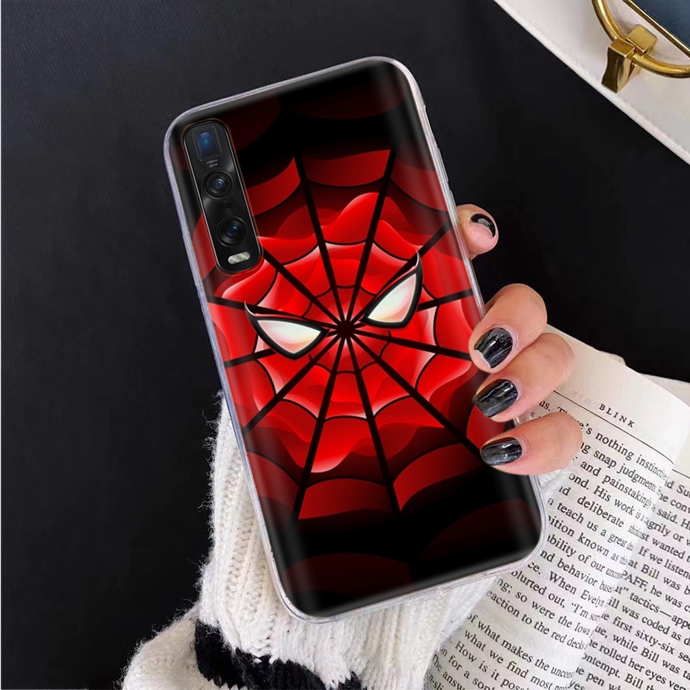 Ốp Điện Thoại Trong Suốt Hình Spiderman Cho Lg G6 G7 G8 Thinq V20 V30 V30S V35 V40 V50 V50S V60