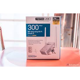 Repeater Wifi 300Mbps Totolink EX201 Trắng - Bộ kích sóng wifi ko dây chính hãng Totolink