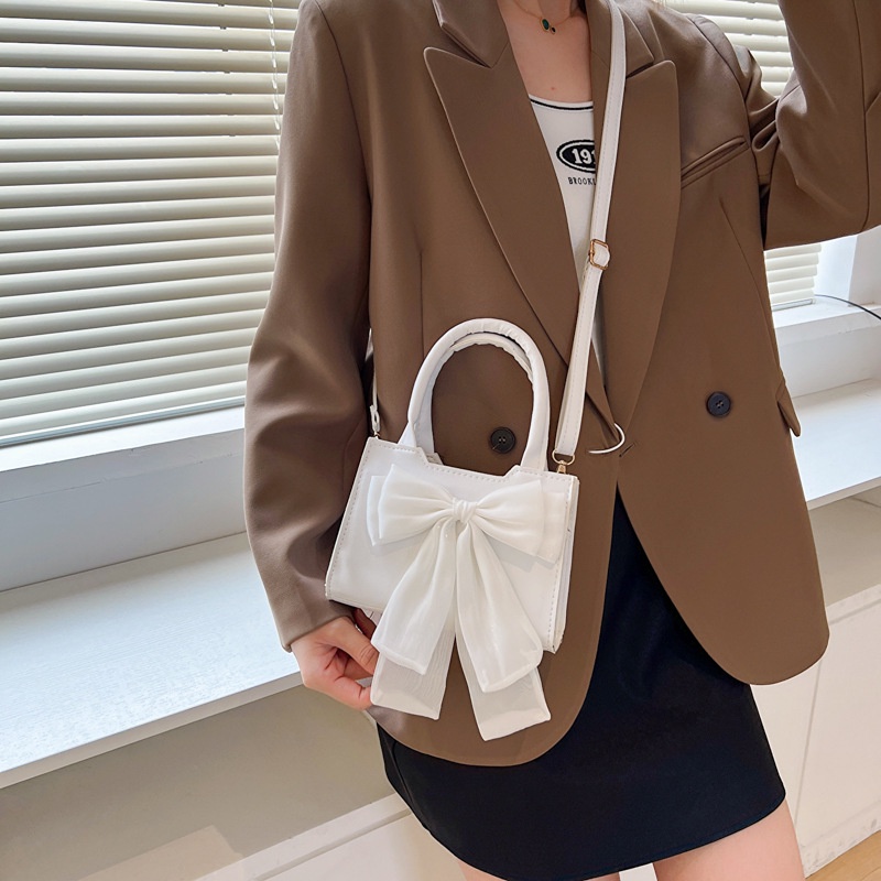 Túi Xách Đeo Vai Đính Nơ Đơn Giản Thời Trang Dành Cho Nữ