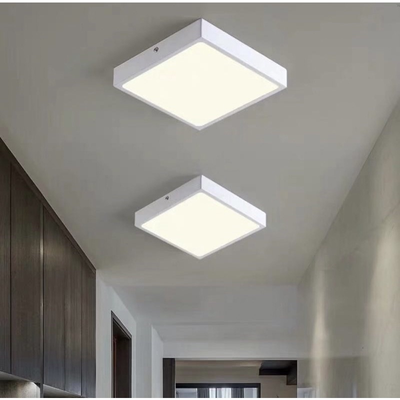 Đèn Led ốp trần nổi vuông, tròn 18W đèn trang trí