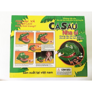 [RẺ VÔ ĐỊCH]ĐỒ CHƠI TRÍ TUỆ - RĂNG CÁ SẤU