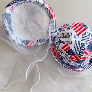 Nón bo vành hoạ tiết LÁ CỜ kèm khăn vôn cho bé trai 6 tháng đến 2 tuổi