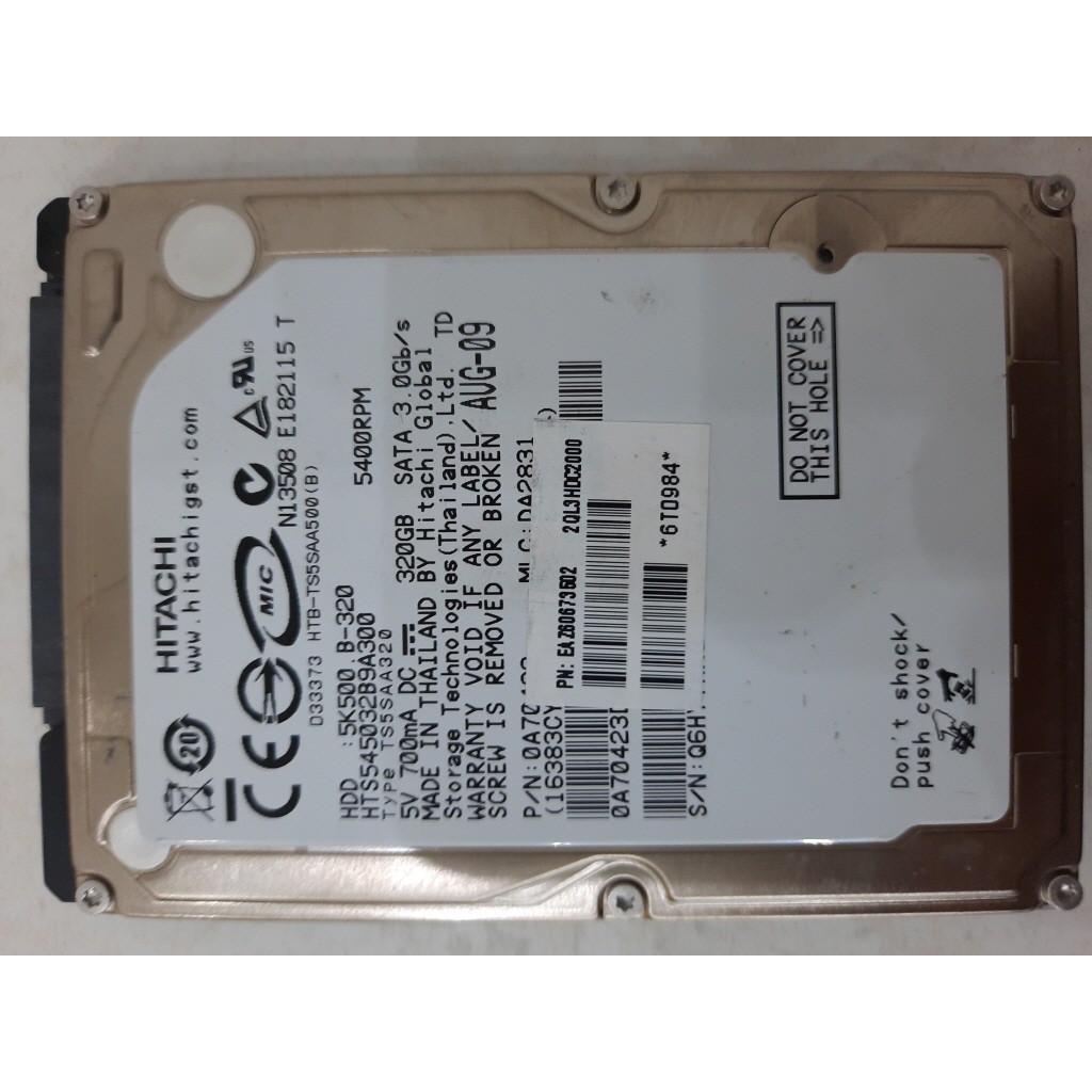 Ổ Cứng Bên Trong Laptop 2.5 '' 320gb | BigBuy360 - bigbuy360.vn