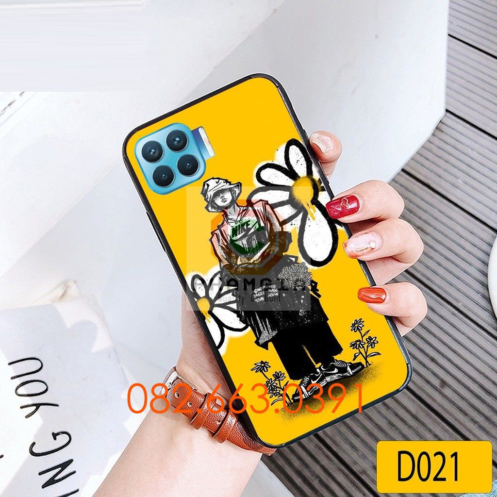 Ốp lưng Oppo A73 dẻo in hình hoa cúc GD siêu đẹp