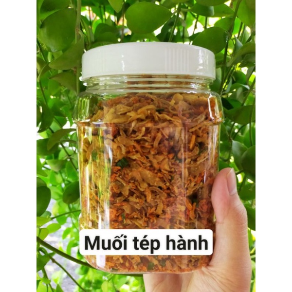 Hủ muối tép hành cay siêu to