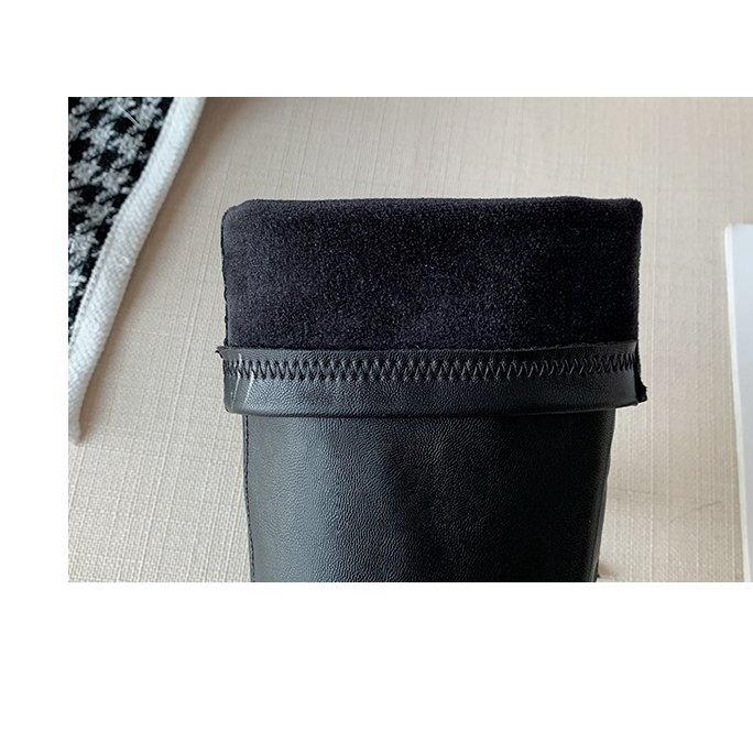 [CAO CẤP] Giày boot đùi bốt cao gót dưới đầu gối cao 9 PHÂN da trơn co dãn ôm chân êm mềm sang trọng S041