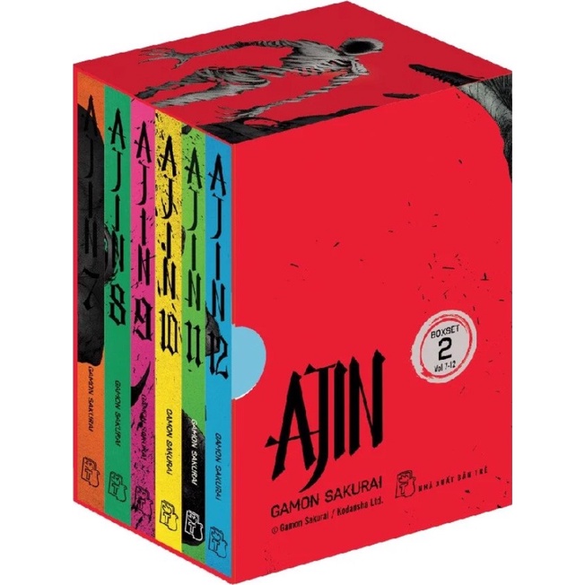 Sách - Ajin boxset 2 - Tập 7 - 12