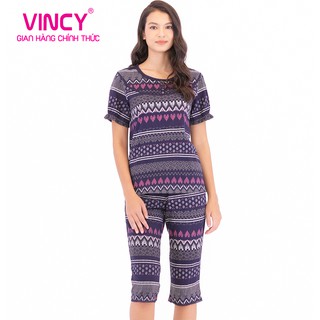 Bộ Đồ Thun Lửng Nữ Vincy Thoáng Mát BTL131W91